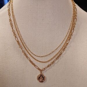 Ralph Loren Gold Multi-Layer Necklace